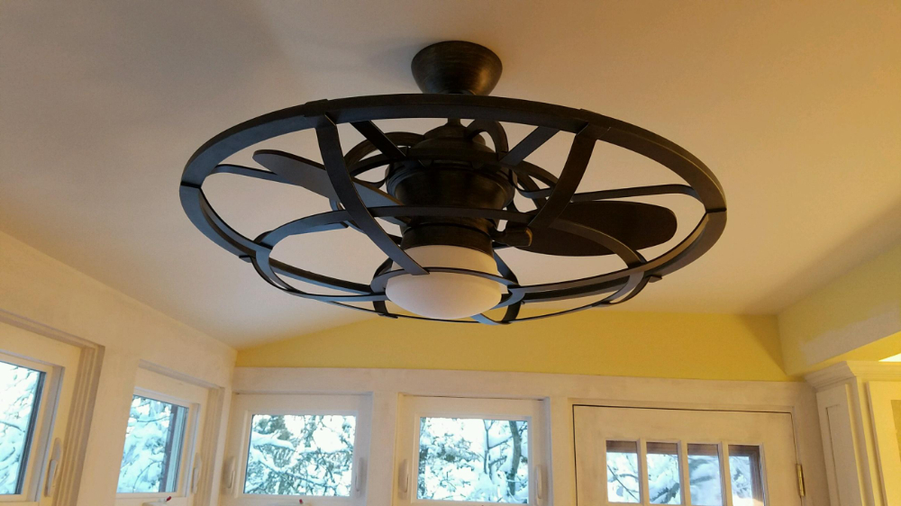 Ceiling fan install by Mr. Electric of Hillsboro