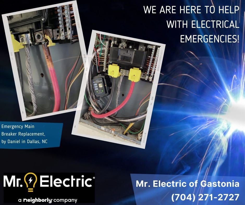Mr. Electric of Gastonia Emergency Emergency Main Breaker Replacement