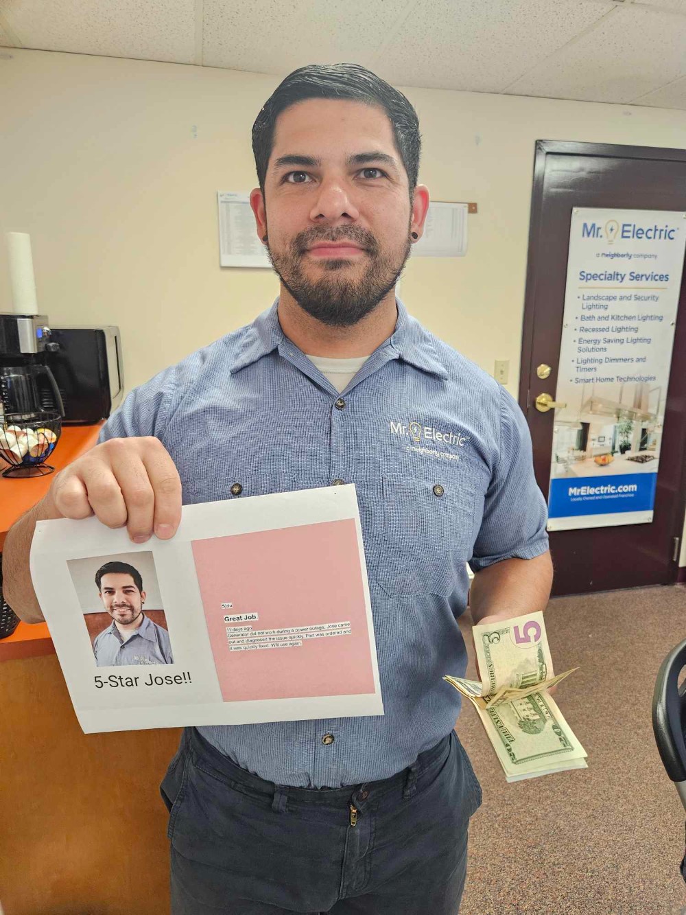 Jose- 5 Stars generator technician