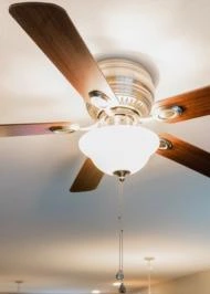 Home Office Ceiling Fan With Light.