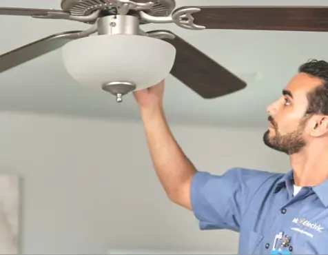 Ceiling fan installation