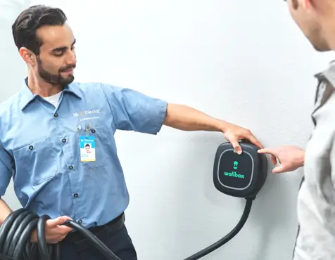 EV charger installation