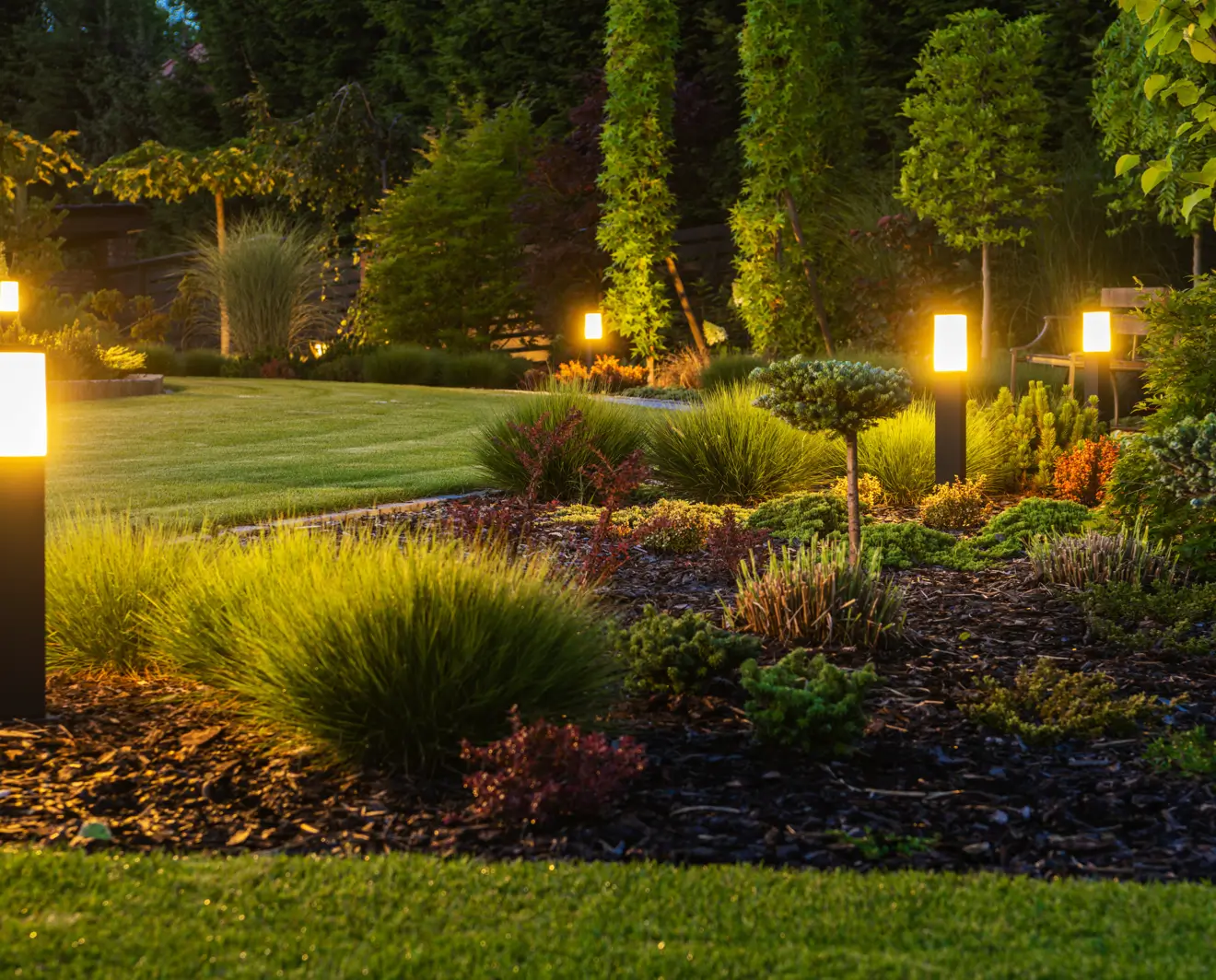 Landscape lighting services