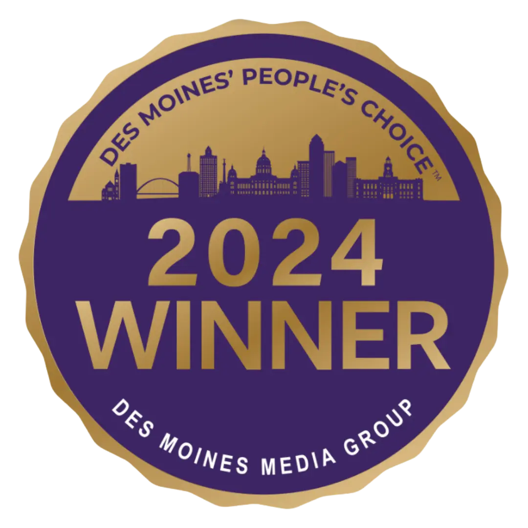 A virtual badge Mr. Electric of Central Iowa received as a 2024 Des Moines’ People’s Choice award winner.