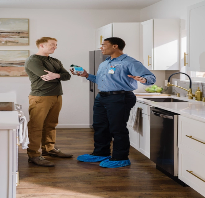 Electricians provide outlet repair services.