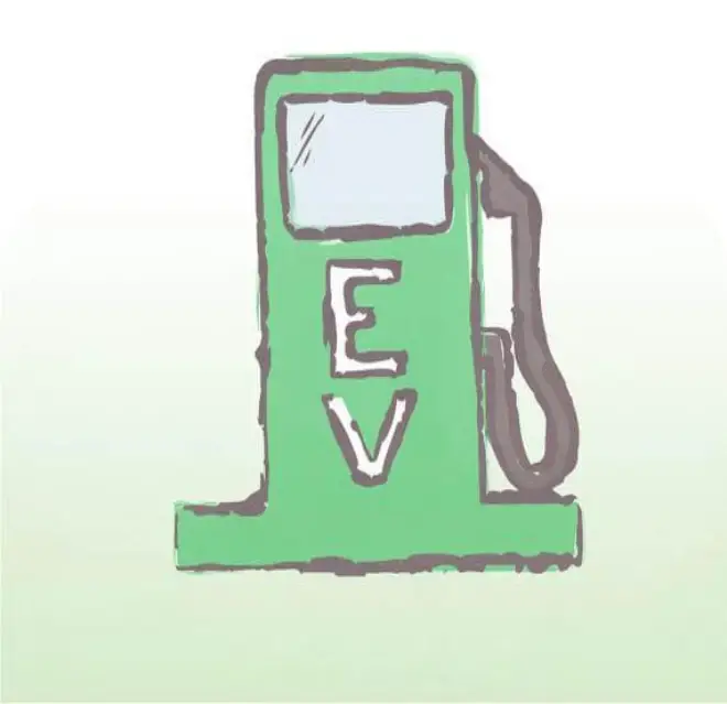 EV charger for electric powered cars.
