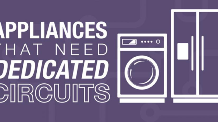 Purple background with a washer and fridge icon.