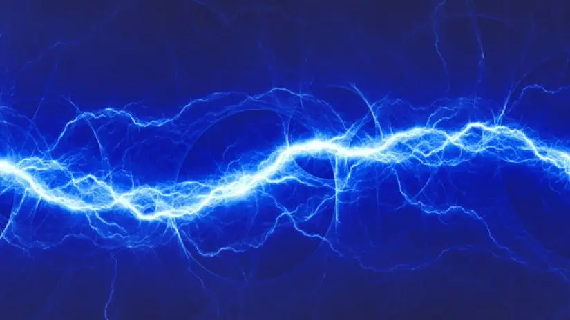 Bolt of electric current.