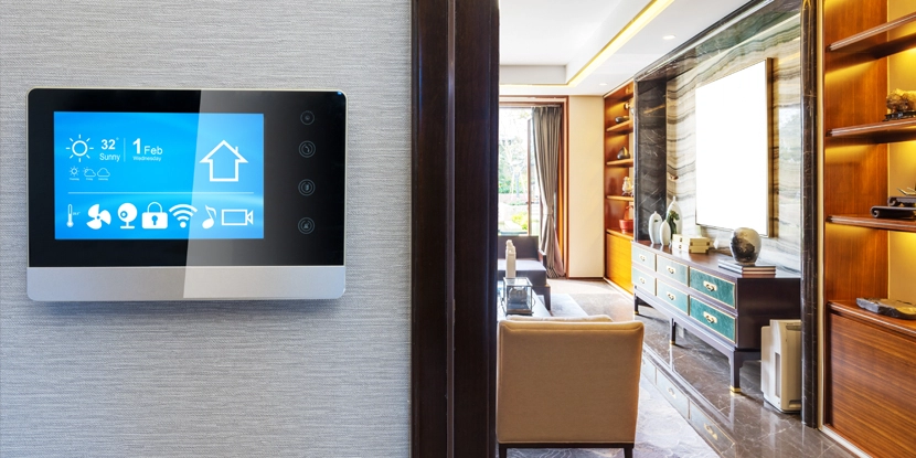 energy saving through smart home.