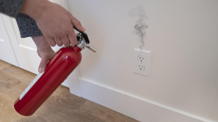 Smoking Electrical Outlet