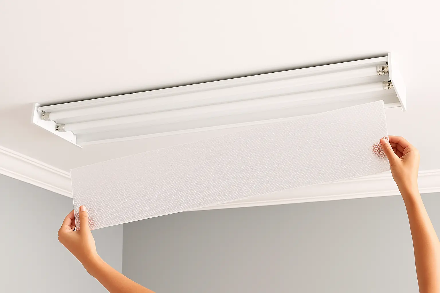 Remove the fixture cover on a light fixture