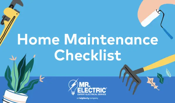 Home Maintenance Checklist image.