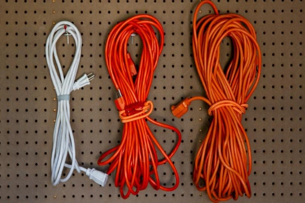 How do you store your extension cords?